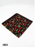 Cherries and Stars Patterned Bandana Scarf